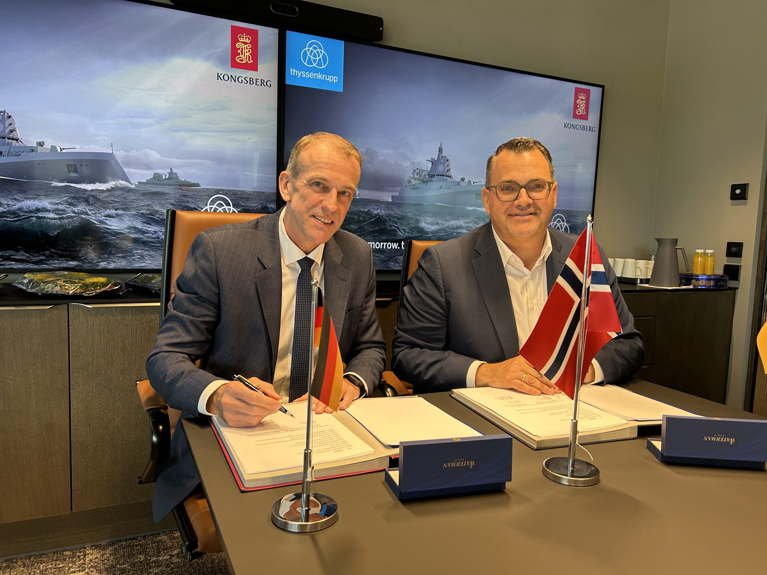 KONGSBERG, thyssenkrupp Marine Systems strengthen partnership