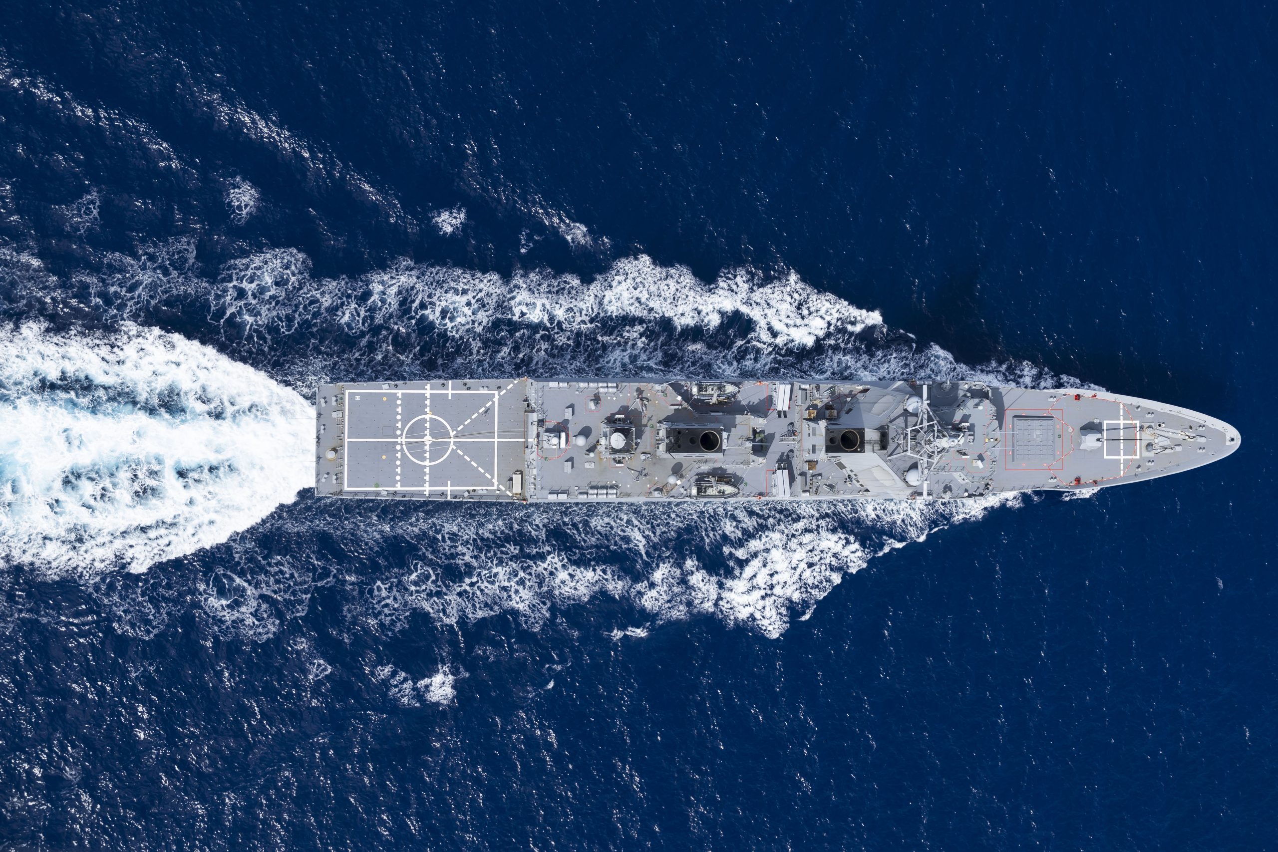 HMAS Brisbane departs for 3rd ADF regional deployment