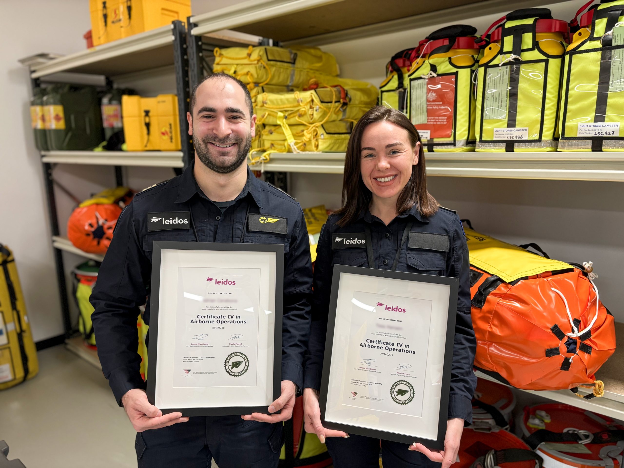 Leidos Australia awards new national aircrew qualifications