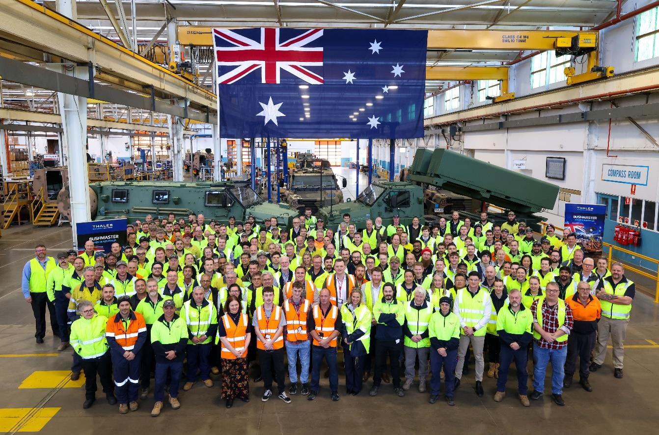 Thales Australia pays tribute to ‘Debbie’ Bushmaster crew