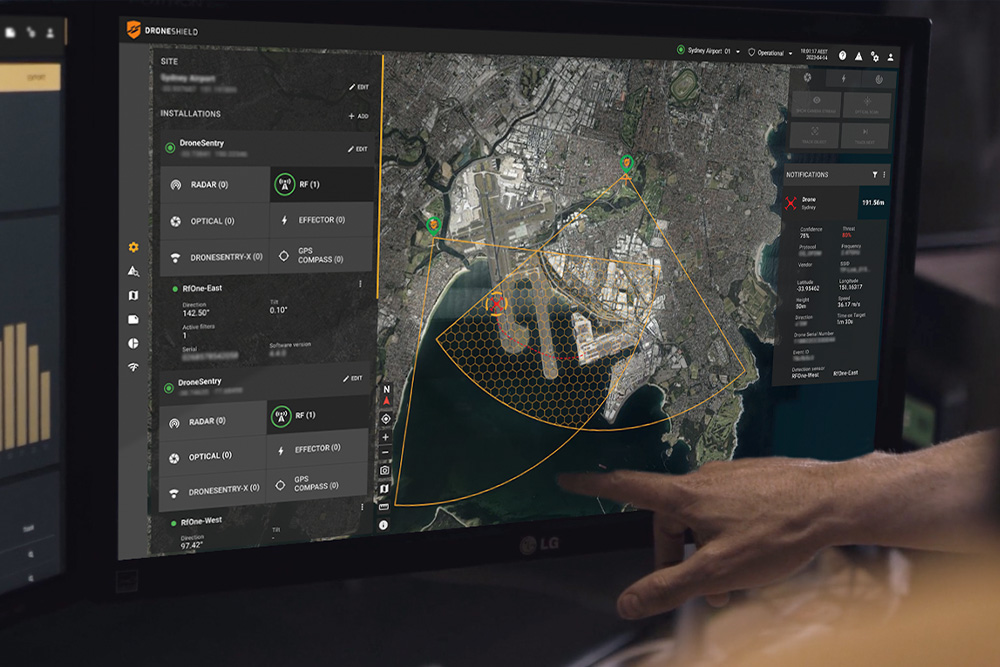 DroneShield Integrates Sentrycs into counter-drone solution