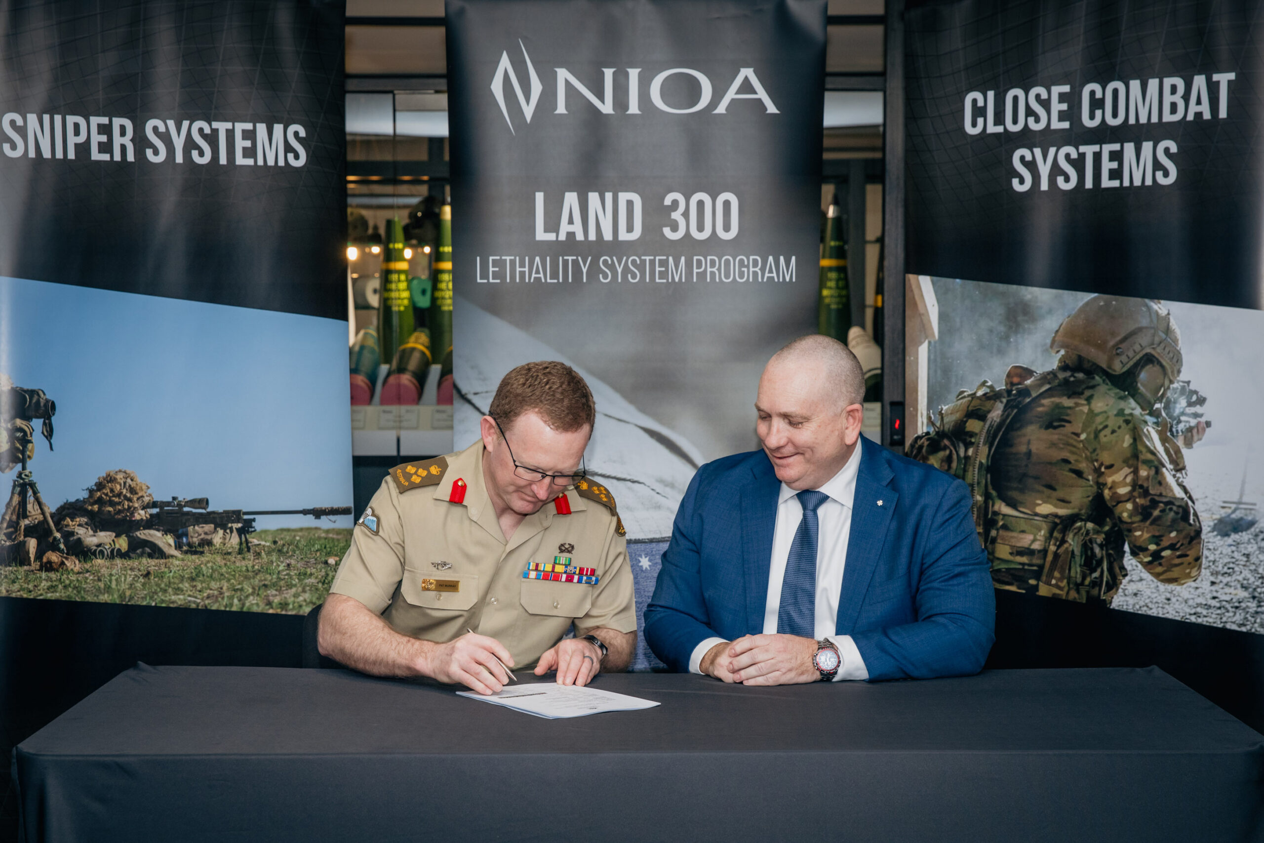 NIOA, Defence sign long-term small arms support deal
