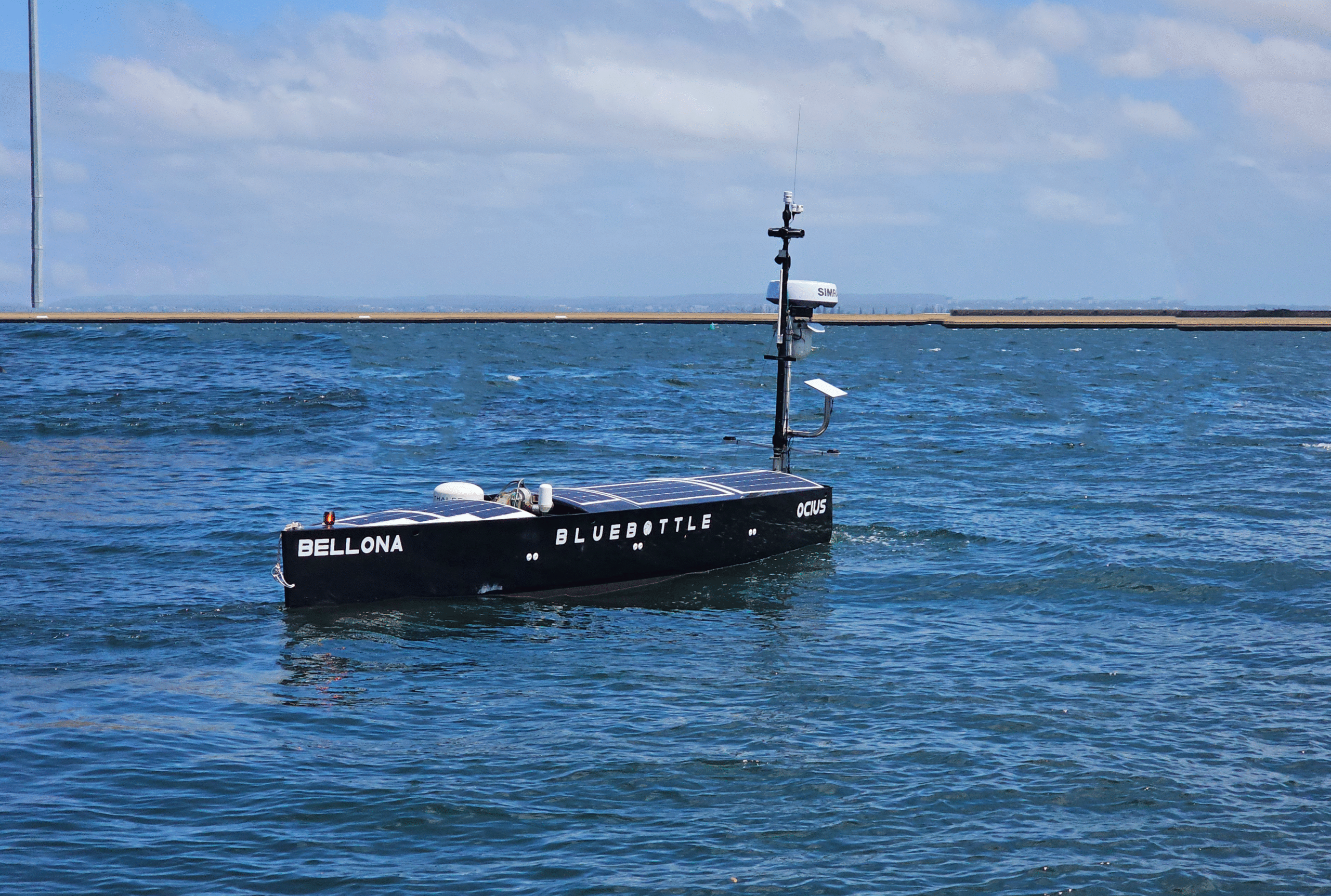 Arkeus radar tech integrated with Ocius Bluebottle