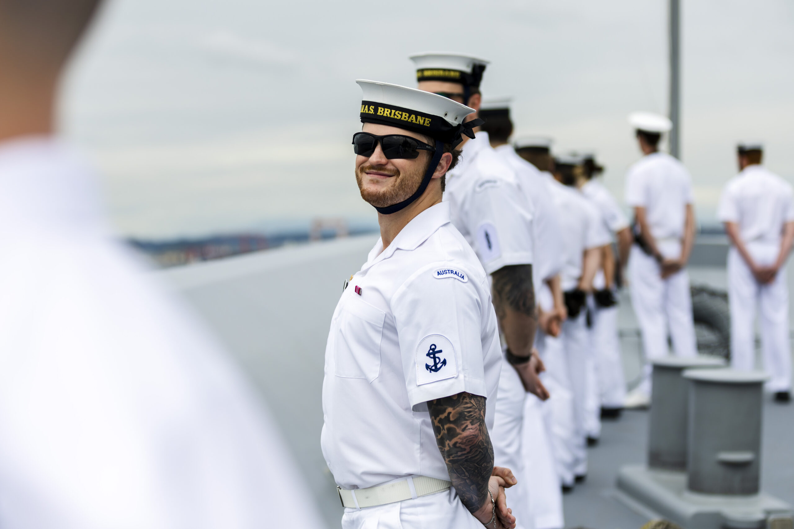 HMAS Brisbane returns to Sydney from regional deployment