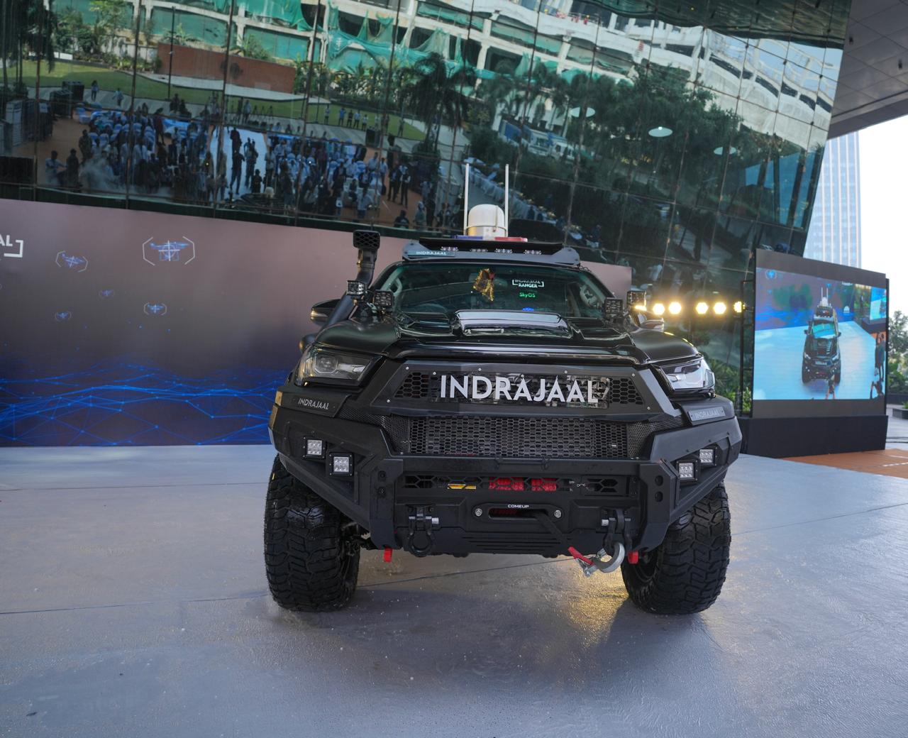 Indrajaal unveils anti-drone patrol vehicle