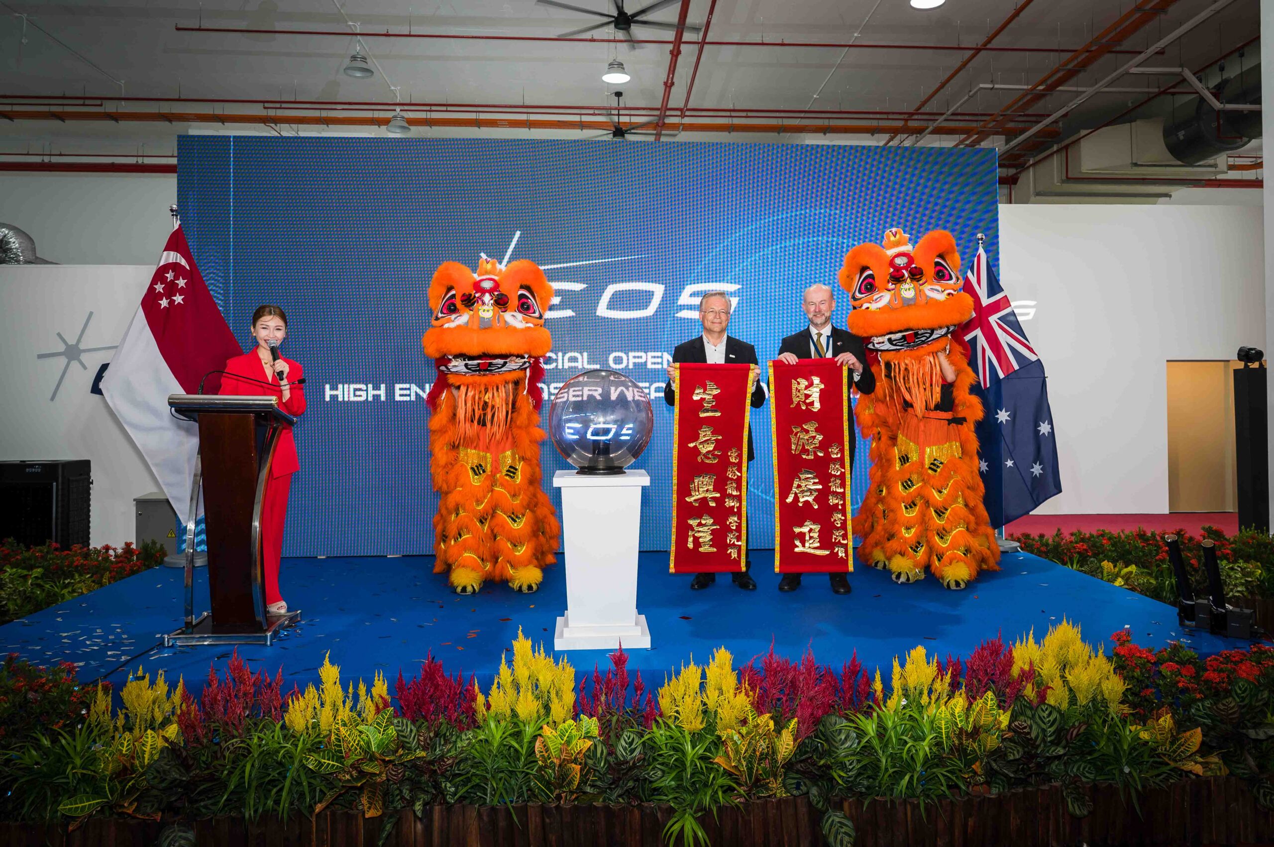 EOS opens new Singapore laser facility