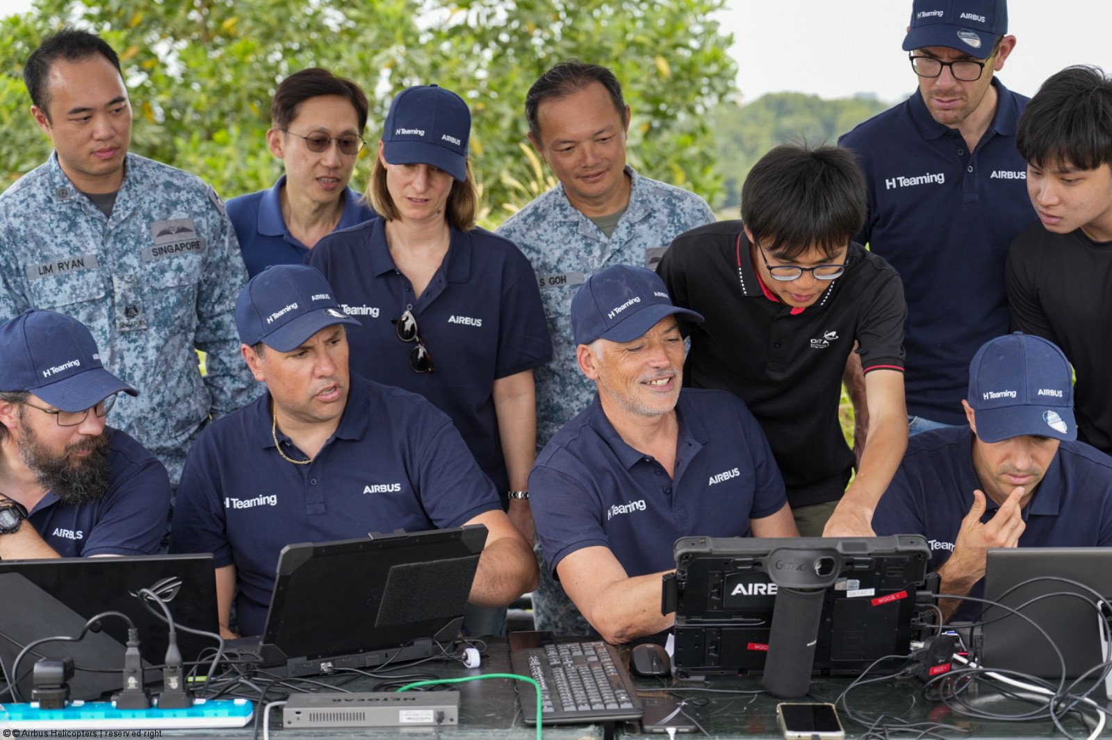 Airbus and Singapore complete HTeaming flight trials