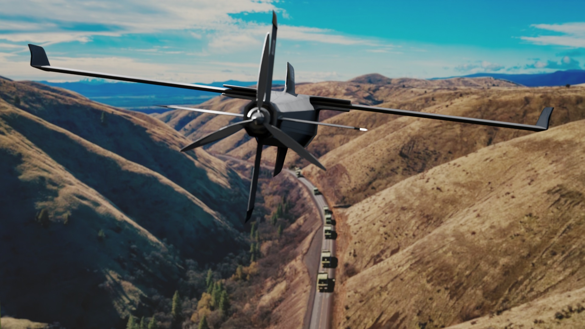 Rheinmetall demonstrates FV-014 loitering munition system