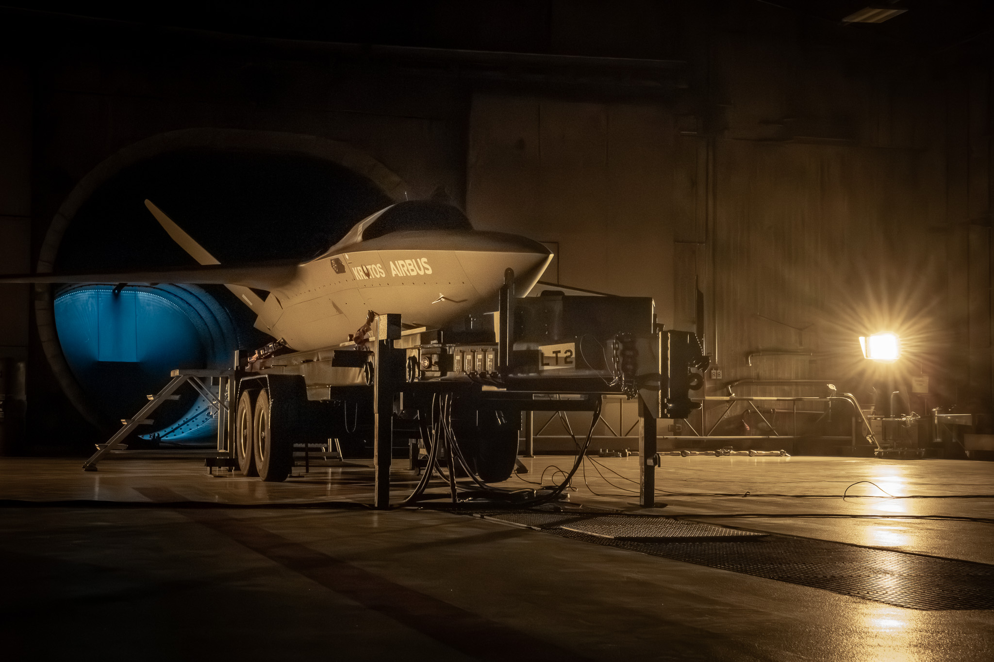 Airbus preps Kratos uncrewed aircraft for flight tests