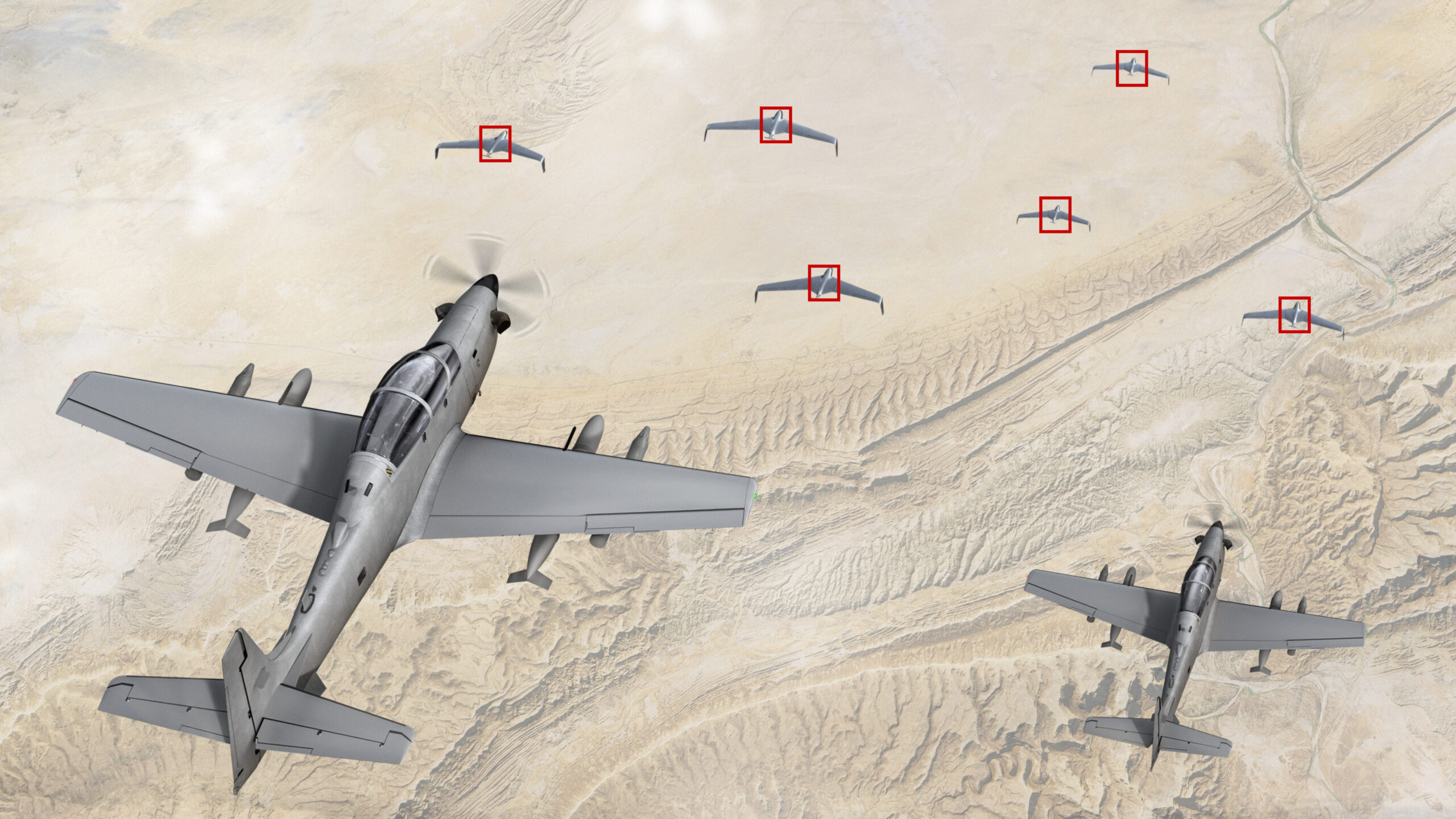 Embraer, Valkyrie Aero prep Super Tucano for C-UAS mission