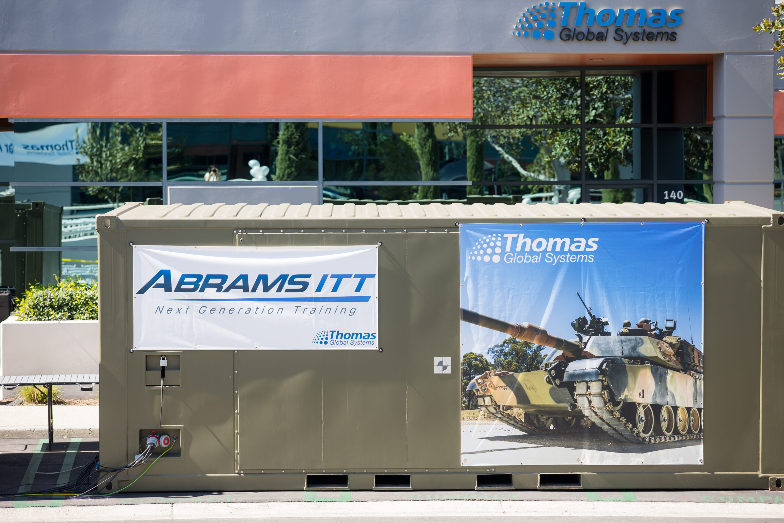 Thomas Global demos M1A2 tank trainer