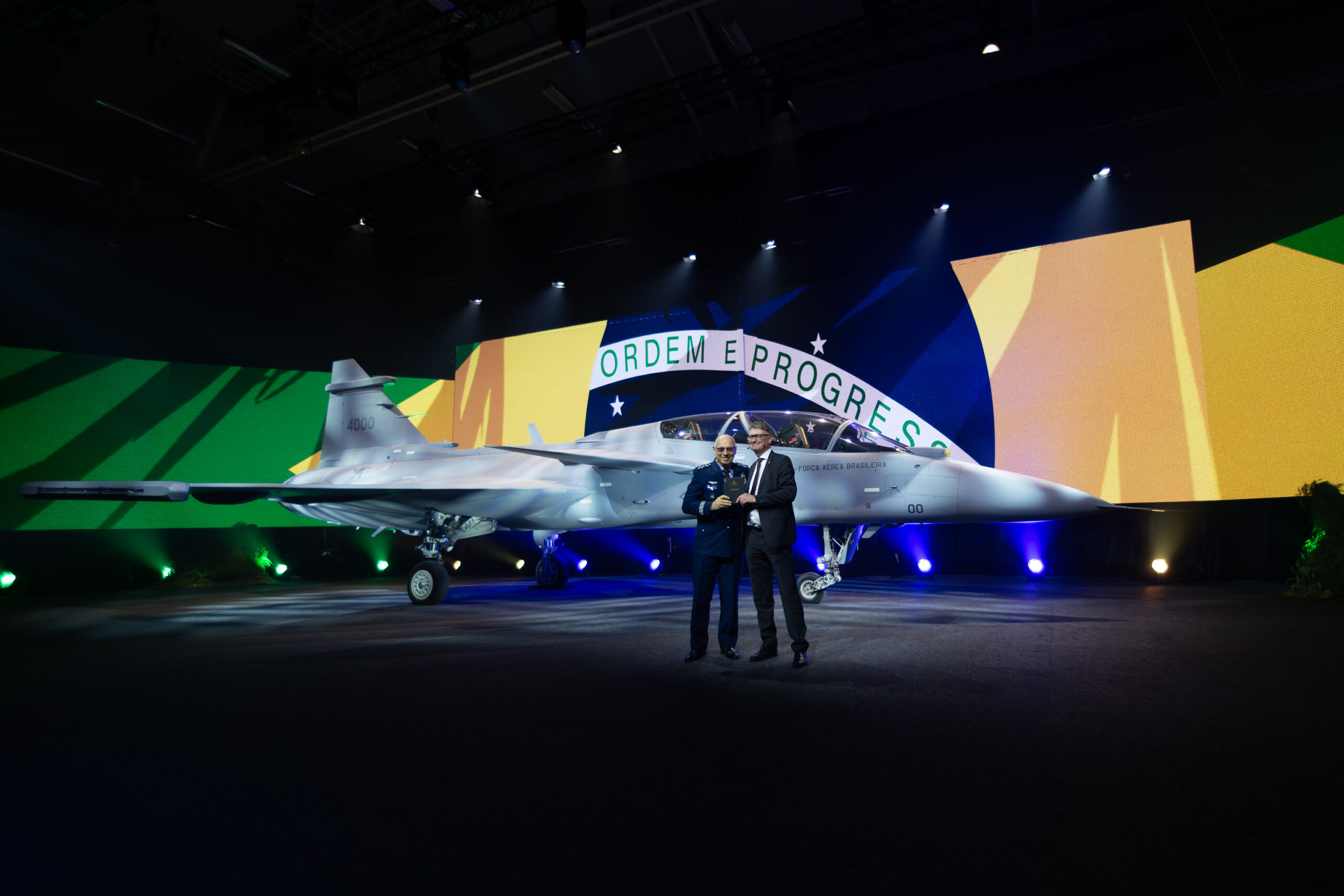 Saab rolls out first Gripen F
