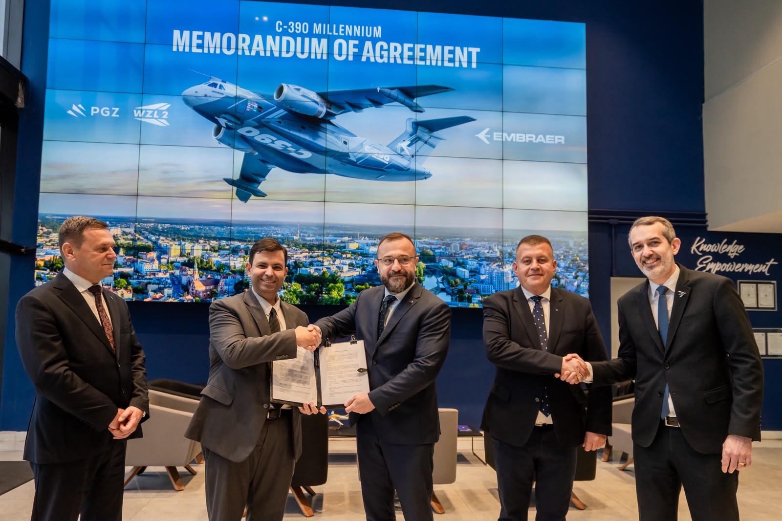 Embraer and WZL‑2 sign support deal for KC-390