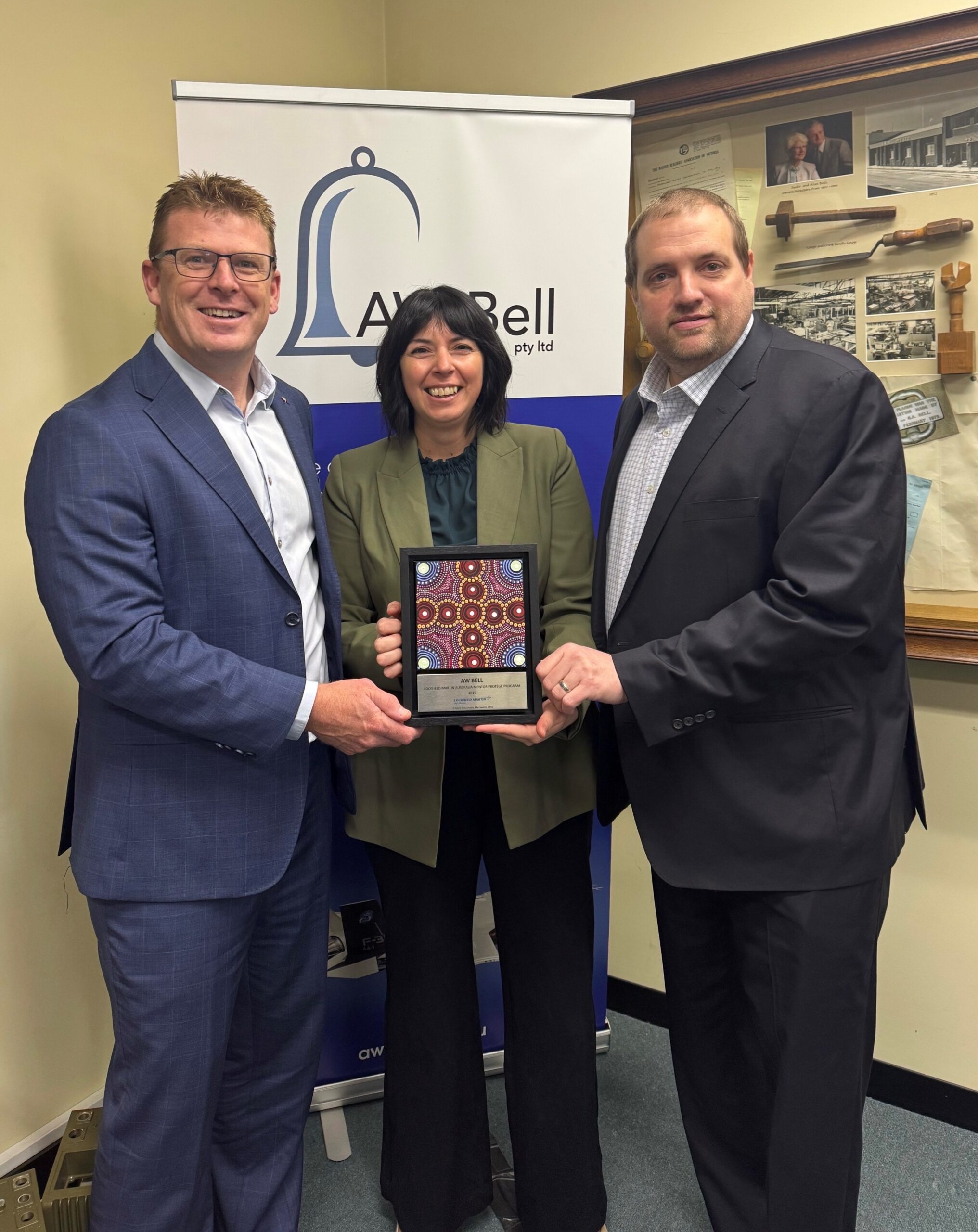 AW Bell graduates from Lockheed Martin Australia Mentor Protégé Programme