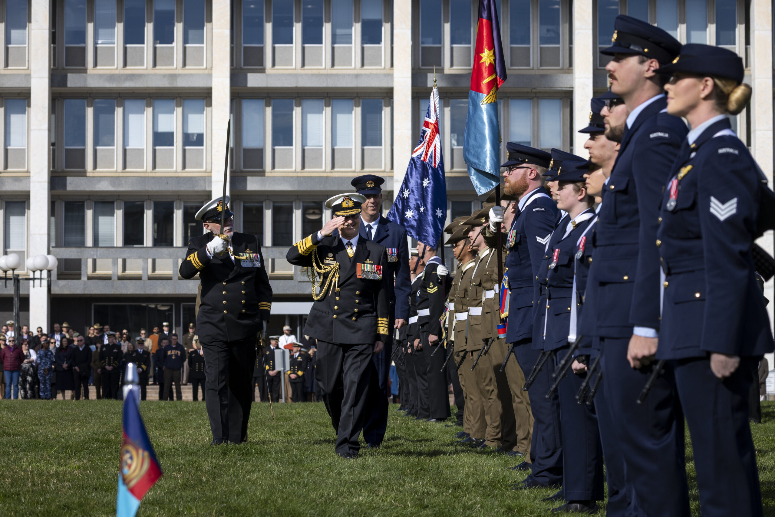ADF chief hands over command after nearly 50 years of service