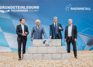 Rheinmetall constructing one of Europe’s largest powder plants FoundationLaying