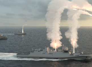 Rheinmetall unveils GMF140 missile frigate GMFX VLS Convoy