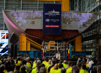 Keel laid on first Hunter class frigate RS300397 JER35082