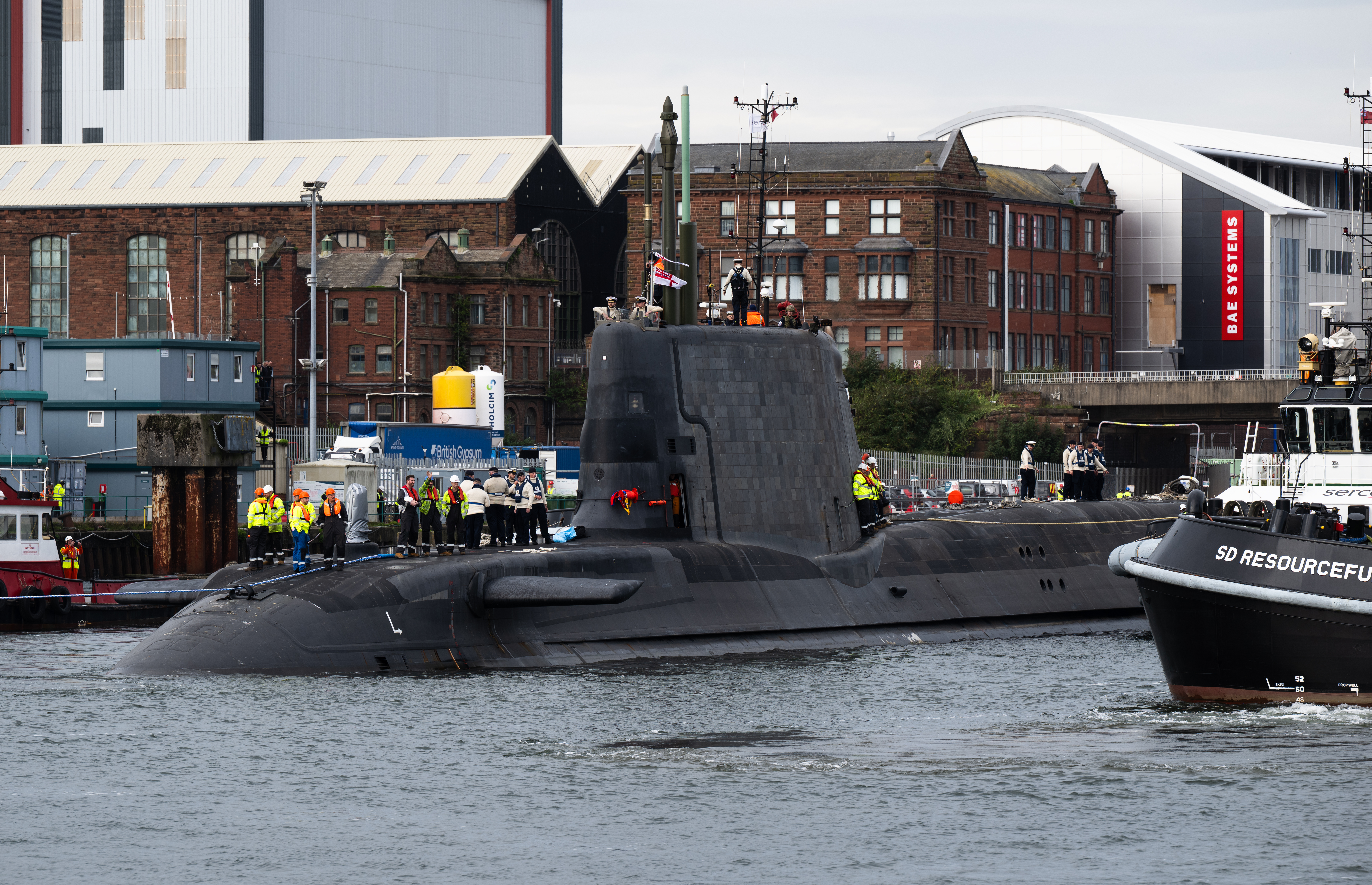 Latest Astute Class submarine has sailed from BAE Systems shipyard