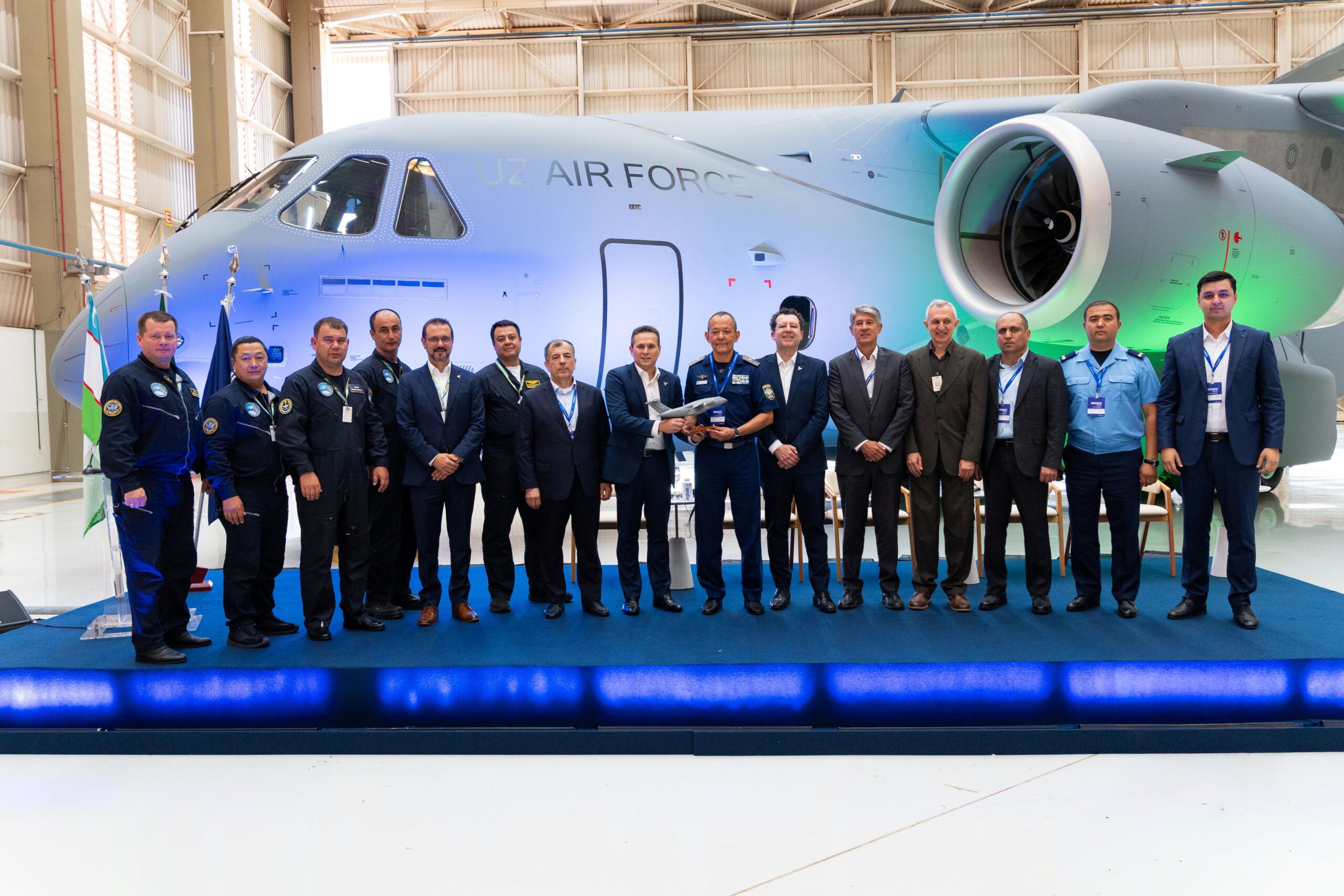 Embraer delivers first C-390 Millennium to Uzbekistan Air Force