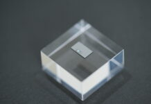 Fujitsu develops diamond-spin quantum computer prototype Image Diamond chip