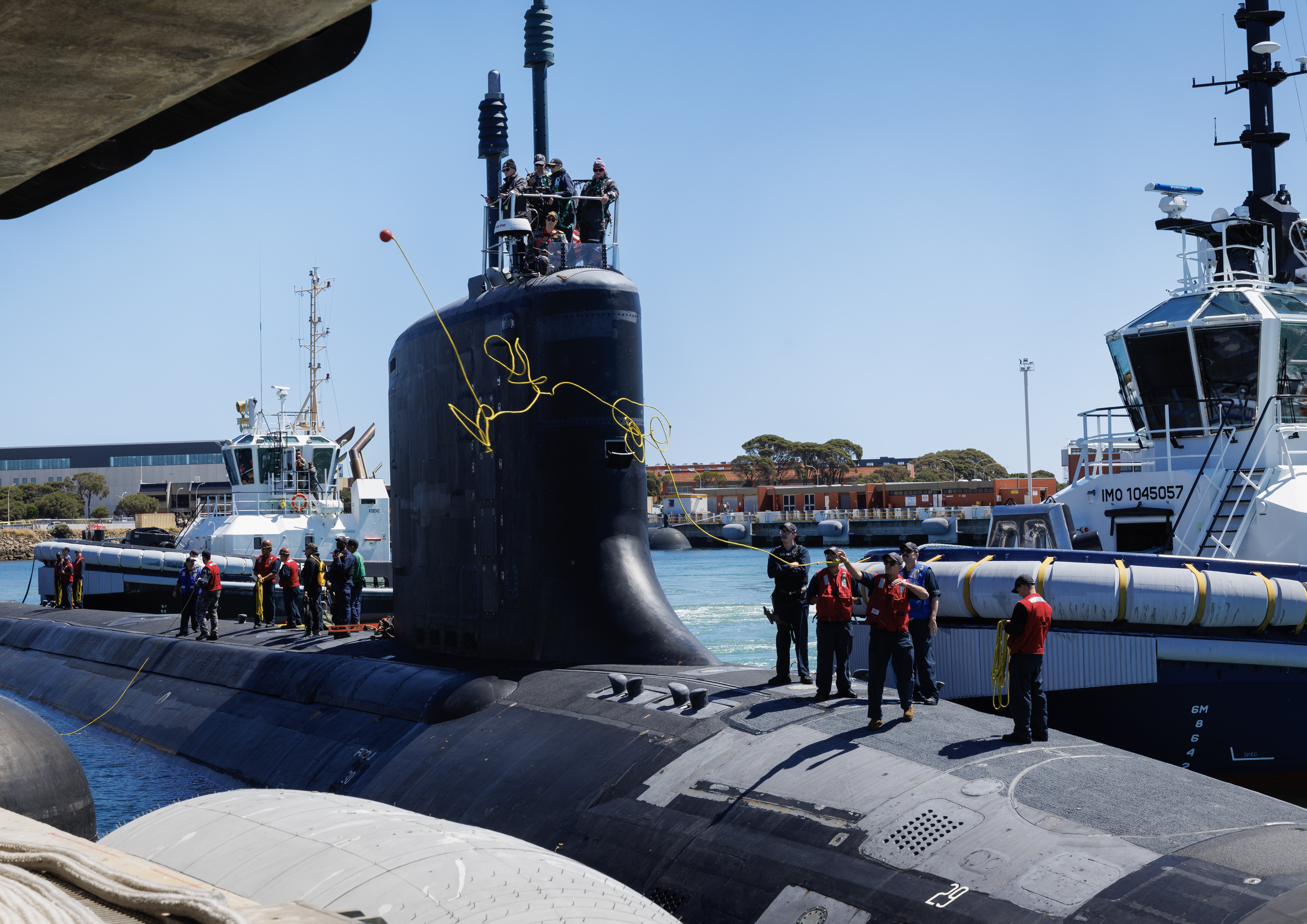 US nuclear sub arrives at HMAS Stirling for month-long maintenance visit