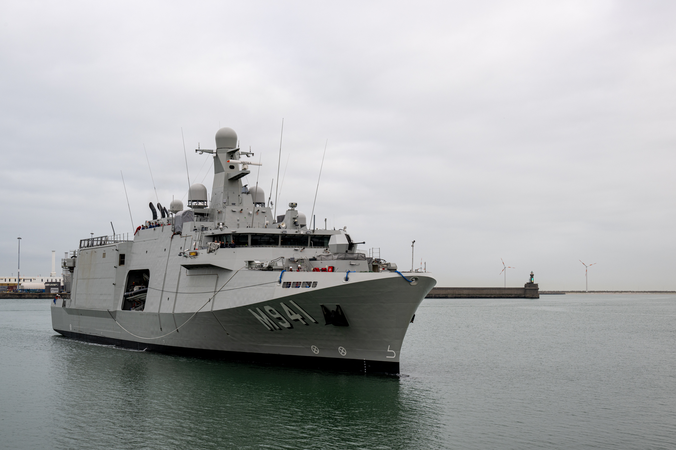 Belgian Navy’s new minehunter equipped with with Exail drones