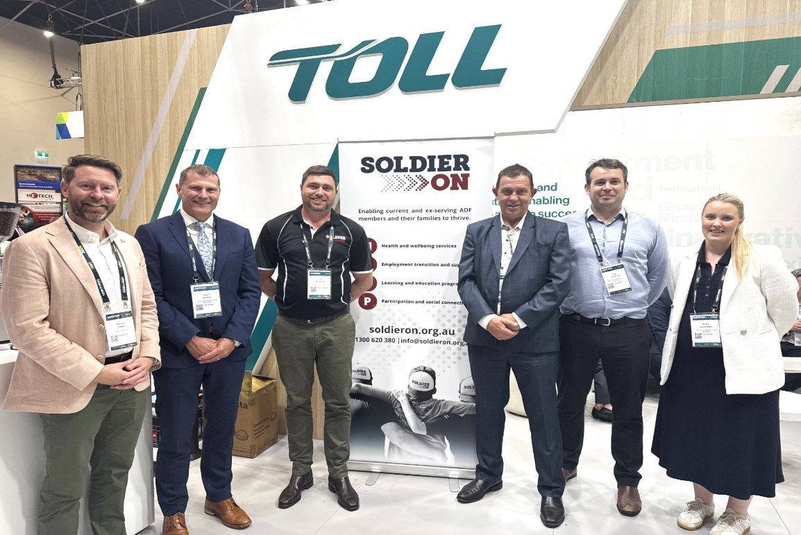 Toll Group’s government and defence business partners with Soldier On Australia